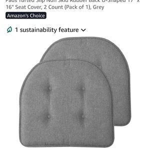 Gray Seat Cushion Pads